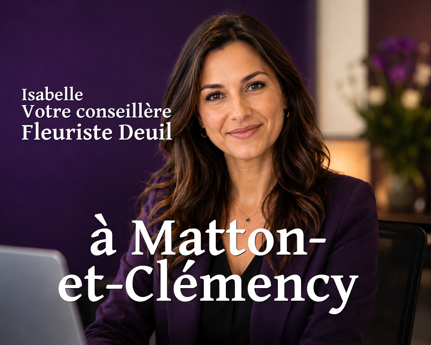 Isabelle, votre conseillère Fleuriste Deuil à Matton-et-Clémency