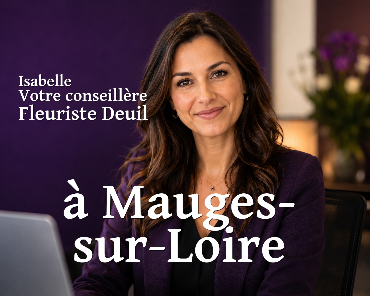 Isabelle, votre conseillère Fleuriste Deuil à Mauges-sur-Loire