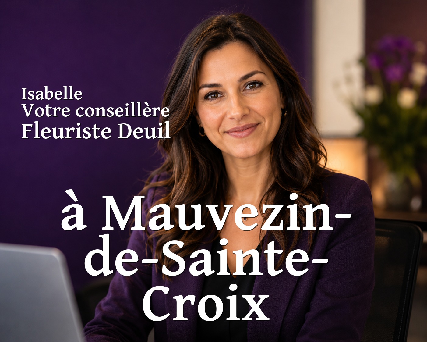 Isabelle, votre conseillère Fleuriste Deuil à Mauvezin-de-Sainte-Croix