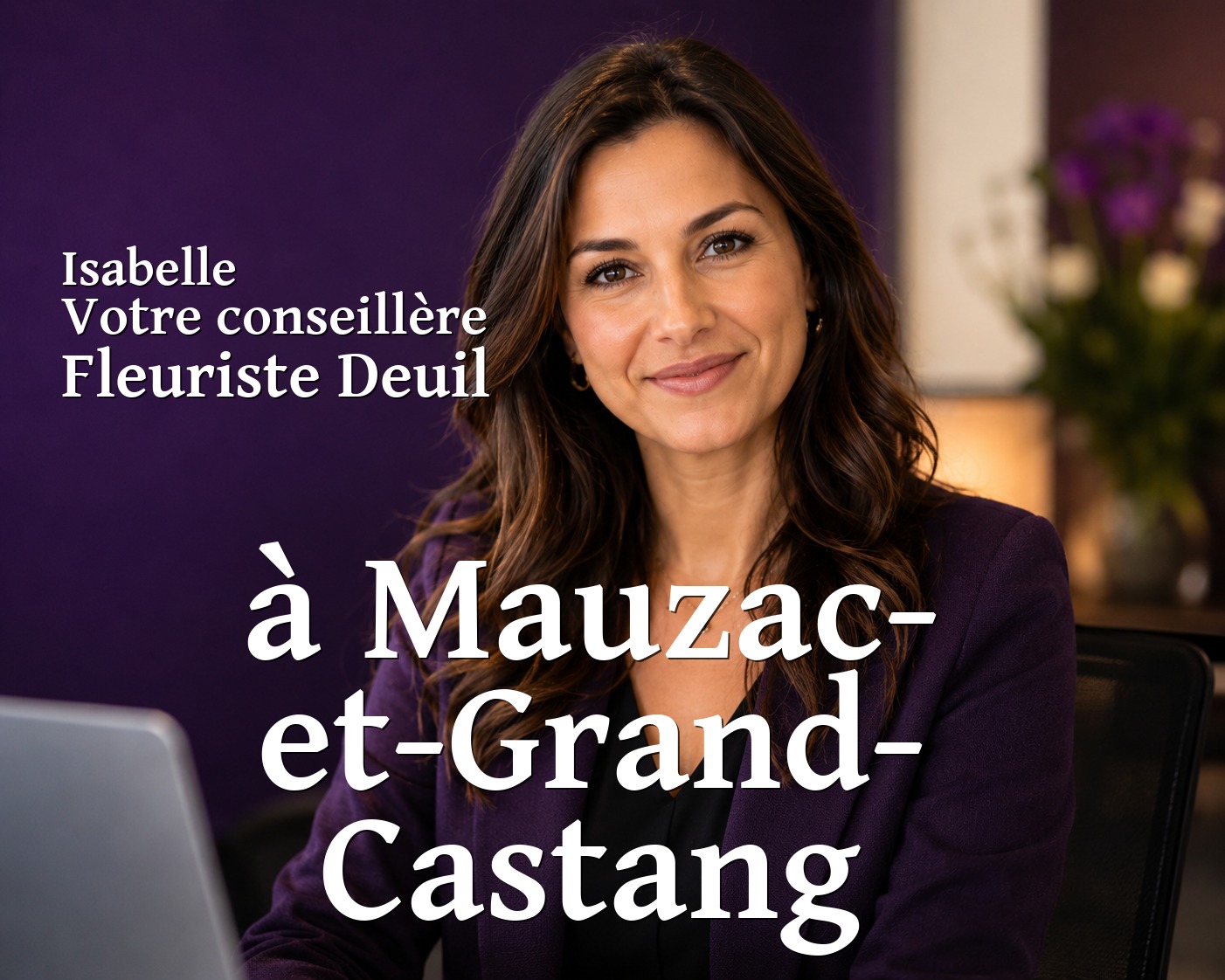 Isabelle, votre conseillère Fleuriste Deuil à Mauzac-et-Grand-Castang
