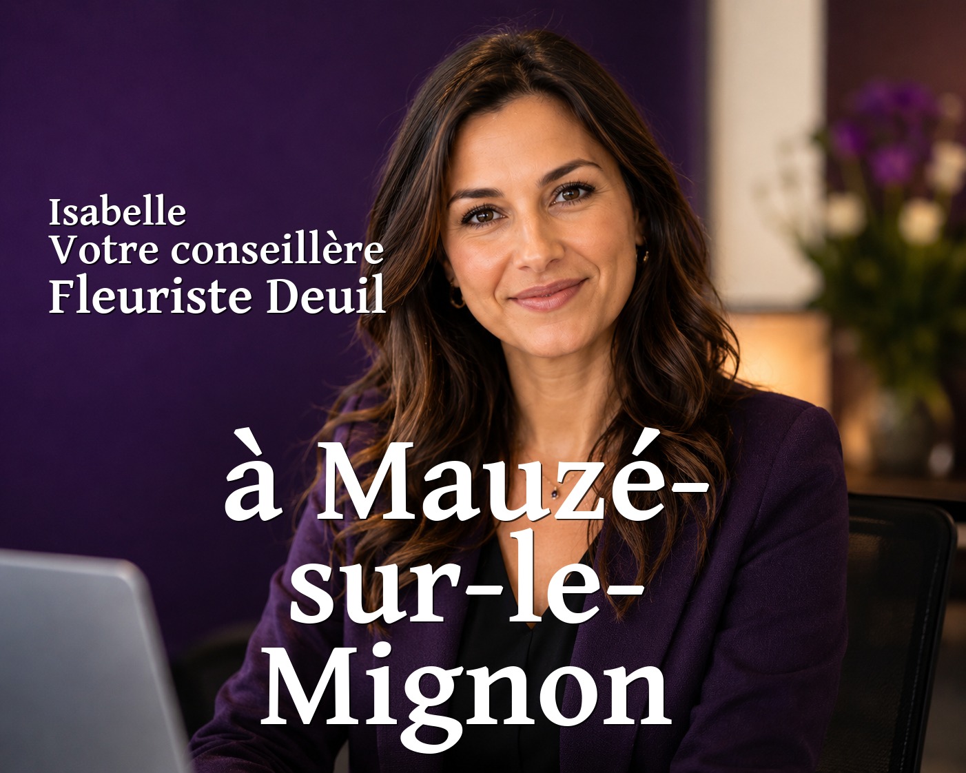 Isabelle, votre conseillère Fleuriste Deuil à Mauzé-sur-le-Mignon