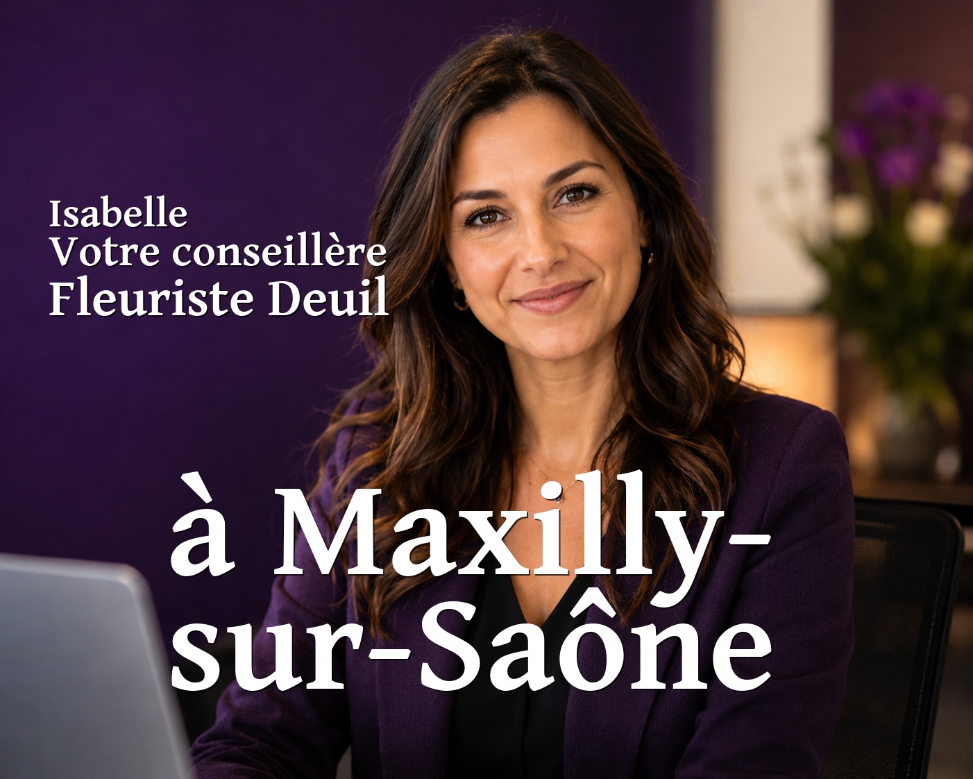 Isabelle, votre conseillère Fleuriste Deuil à Maxilly-sur-Saône