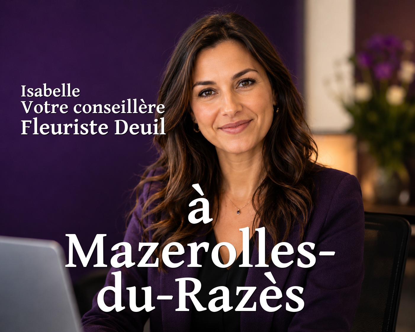 Isabelle, votre conseillère Fleuriste Deuil à Mazerolles-du-Razès