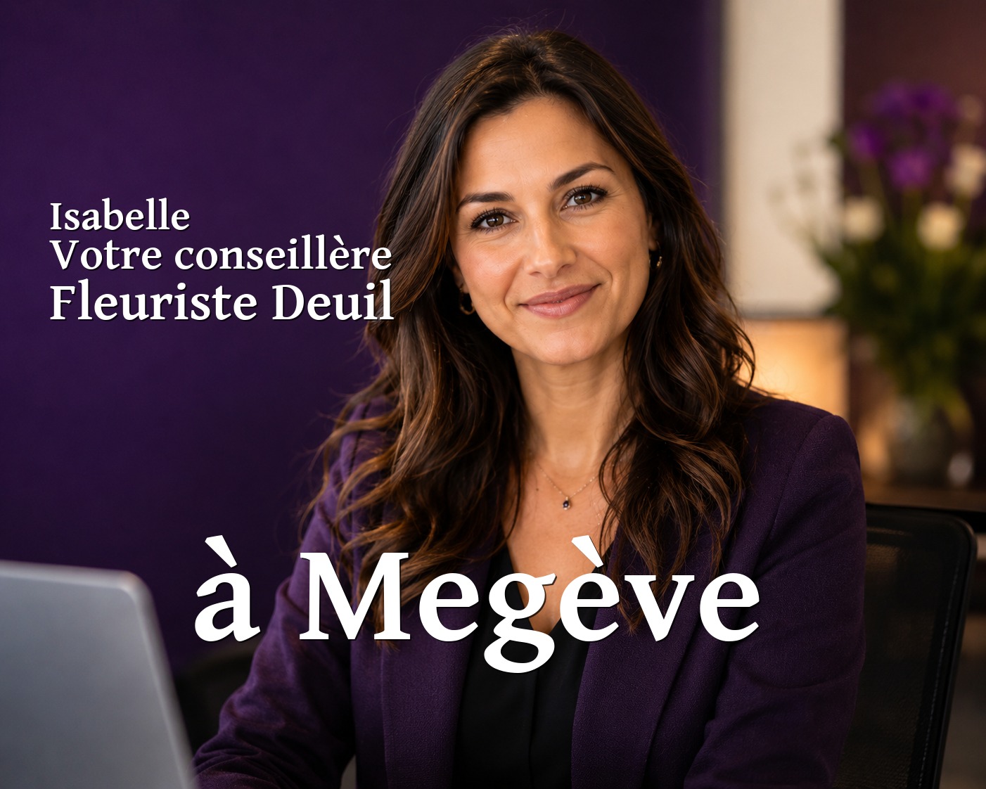 Isabelle, votre conseillère Fleuriste Deuil à Megève