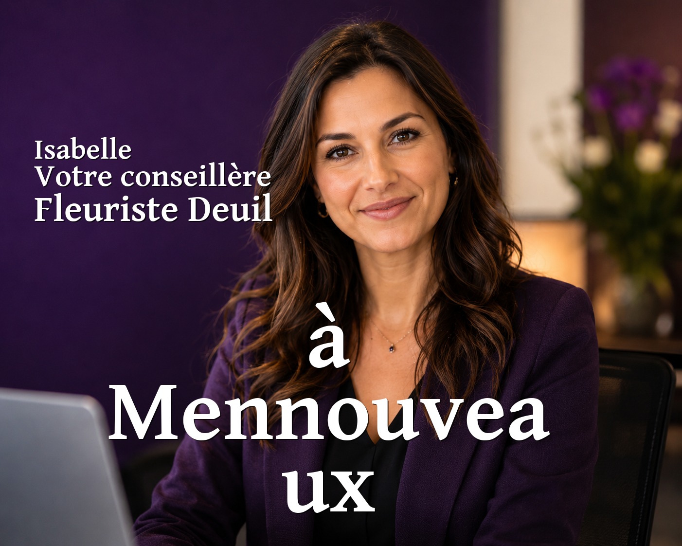 Isabelle, votre conseillère Fleuriste Deuil à Mennouveaux