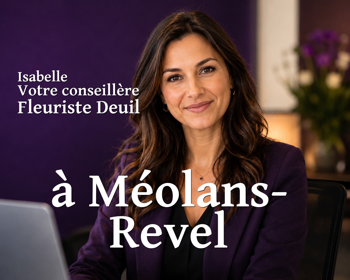 Isabelle, votre conseillère Fleuriste Deuil à Méolans-Revel