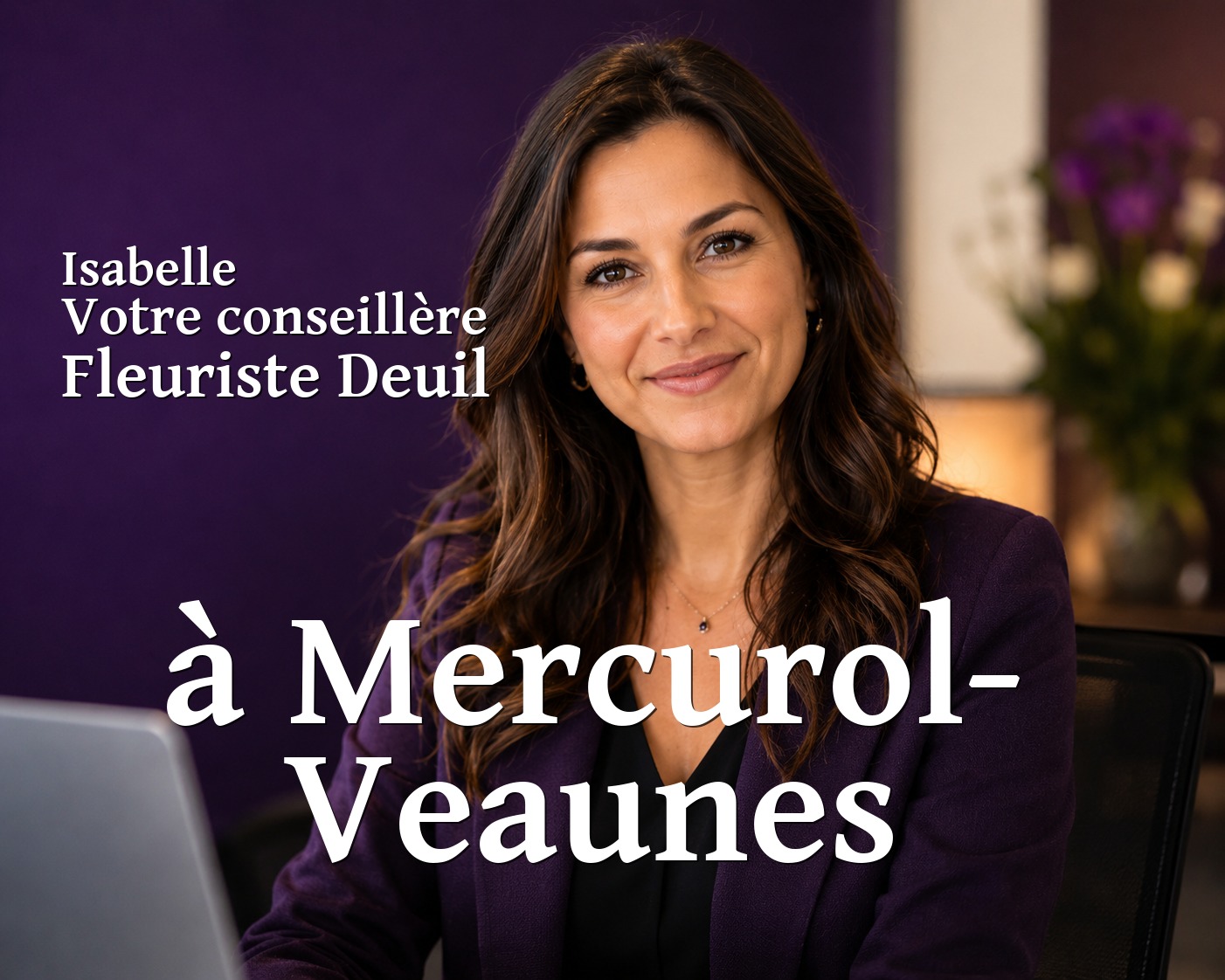 Isabelle, votre conseillère Fleuriste Deuil à Mercurol-Veaunes