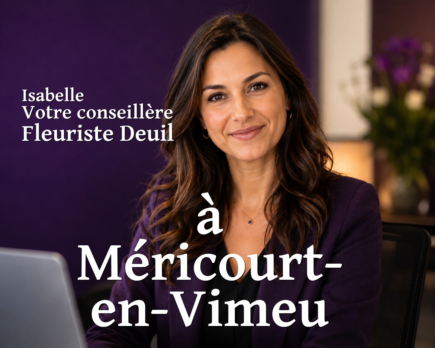 Isabelle, votre conseillère Fleuriste Deuil à Méricourt-en-Vimeu
