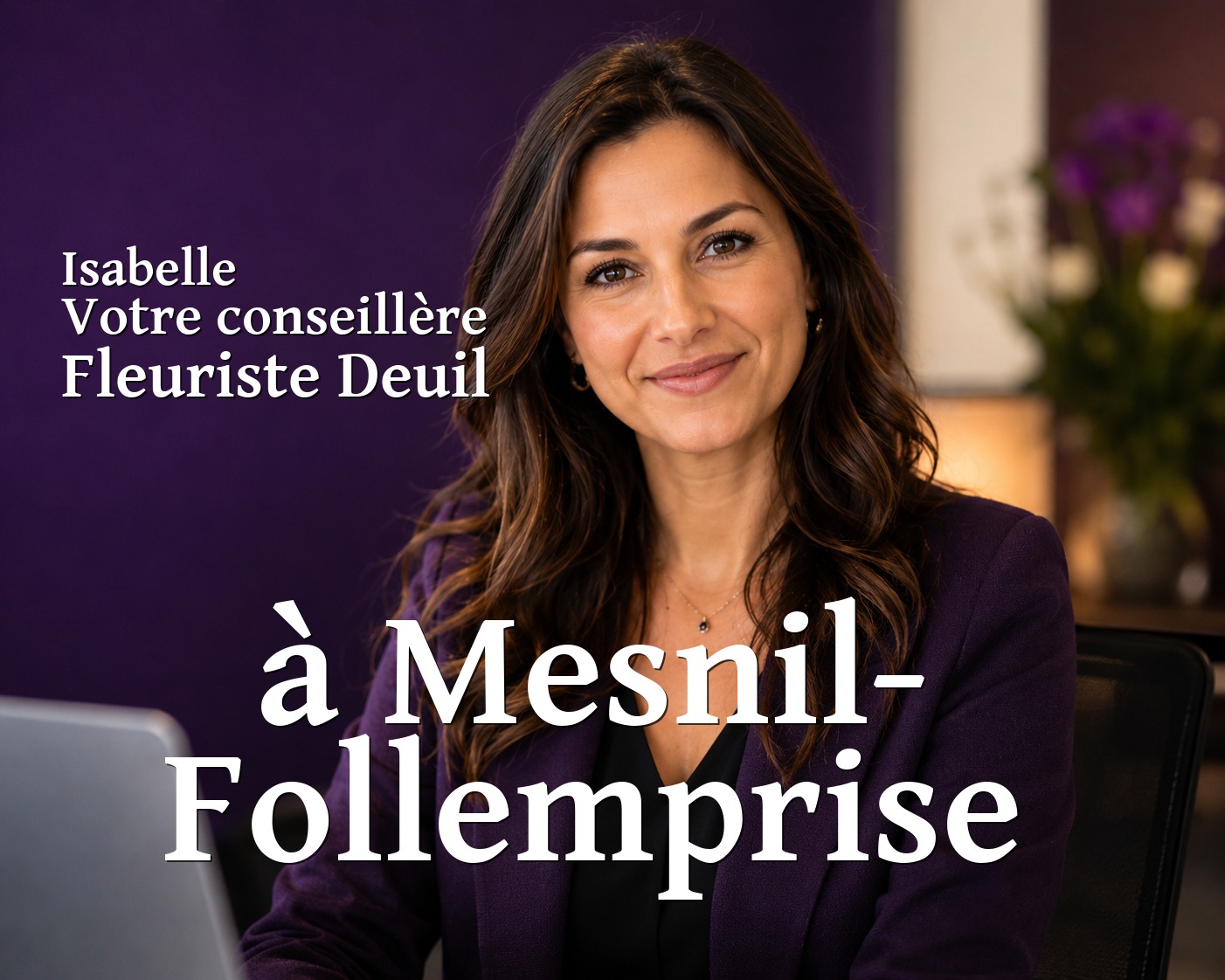 Isabelle, votre conseillère Fleuriste Deuil à Mesnil-Follemprise