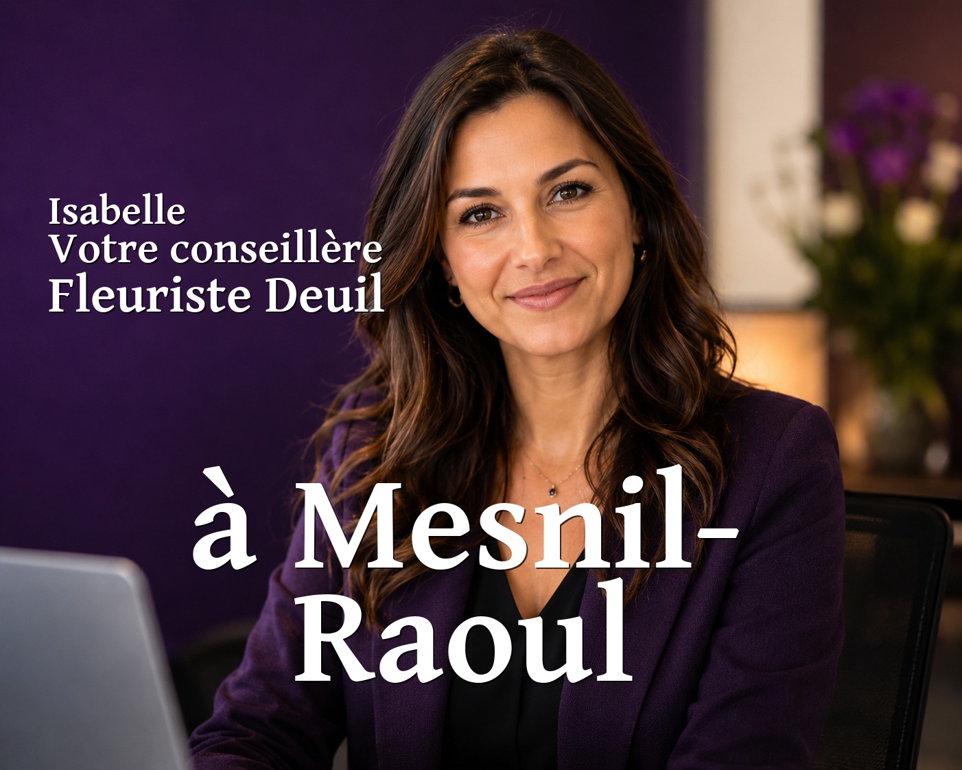 Isabelle, votre conseillère Fleuriste Deuil à Mesnil-Raoul