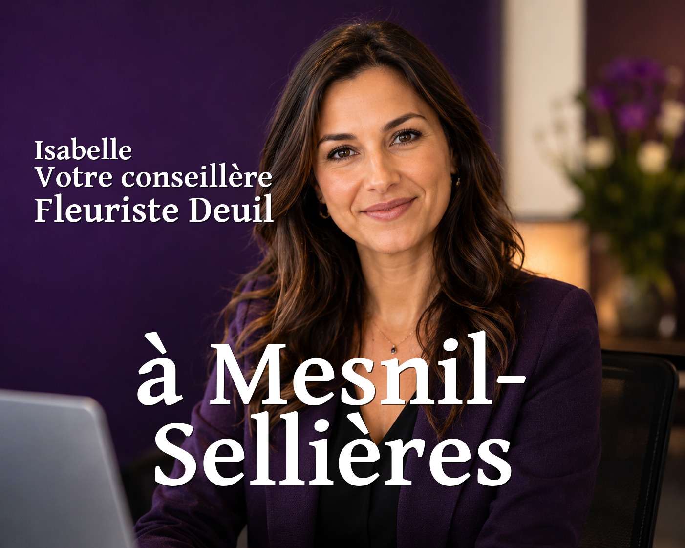 Isabelle, votre conseillère Fleuriste Deuil à Mesnil-Sellières