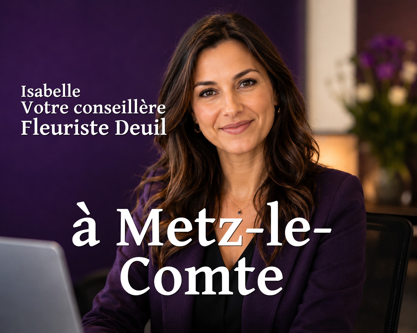 Isabelle, votre conseillère Fleuriste Deuil à Metz-le-Comte