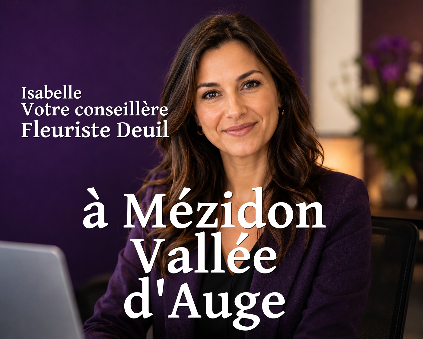 Isabelle, votre conseillère Fleuriste Deuil à Mézidon Vallée d'Auge