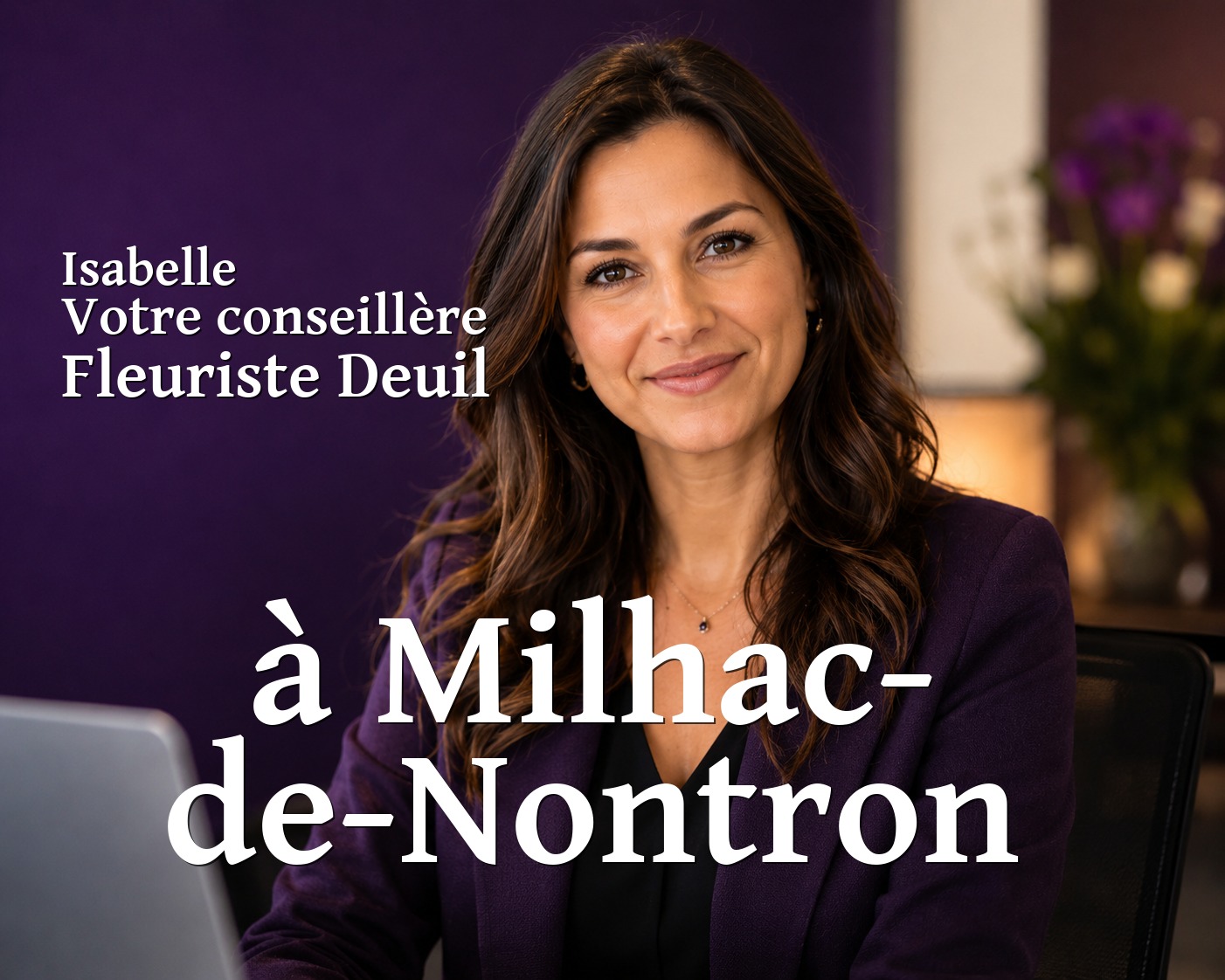 Isabelle, votre conseillère Fleuriste Deuil à Milhac-de-Nontron