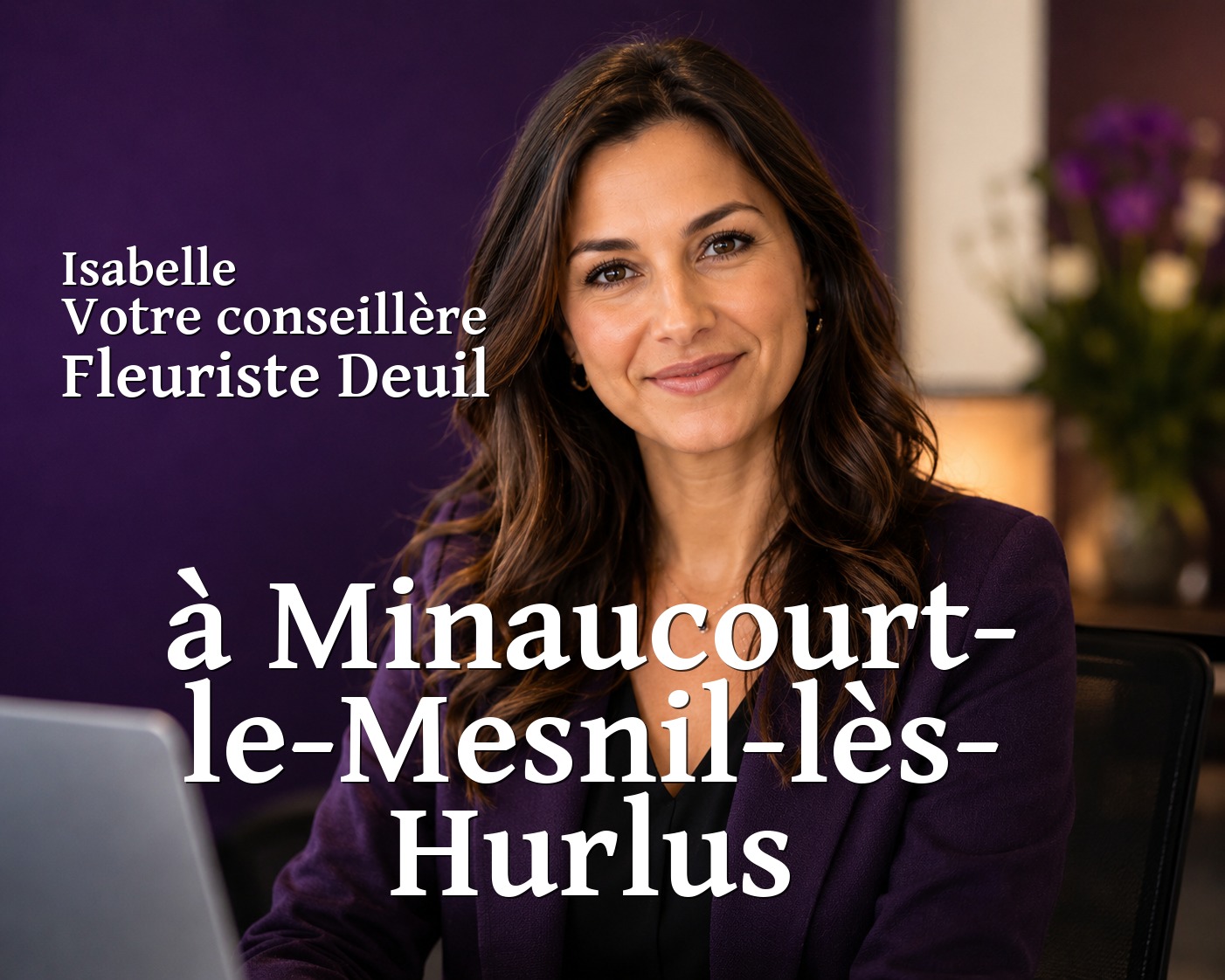 Isabelle, votre conseillère Fleuriste Deuil à Minaucourt-le-Mesnil-lès-Hurlus