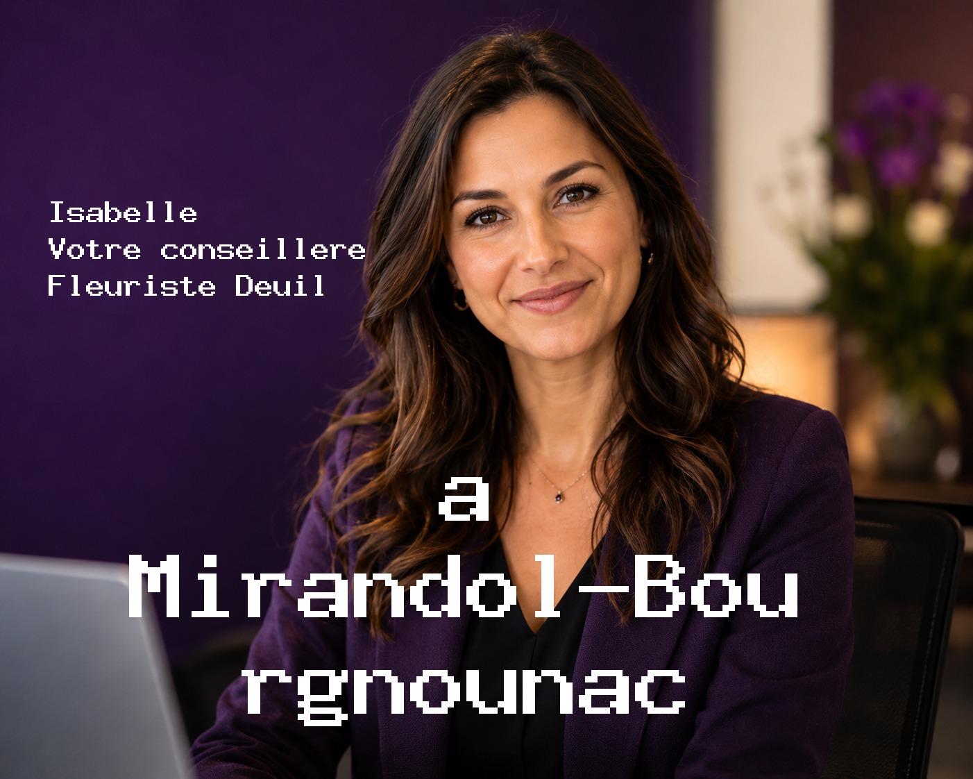 Isabelle, votre conseillère Fleuriste Deuil à Mirandol-Bourgnounac