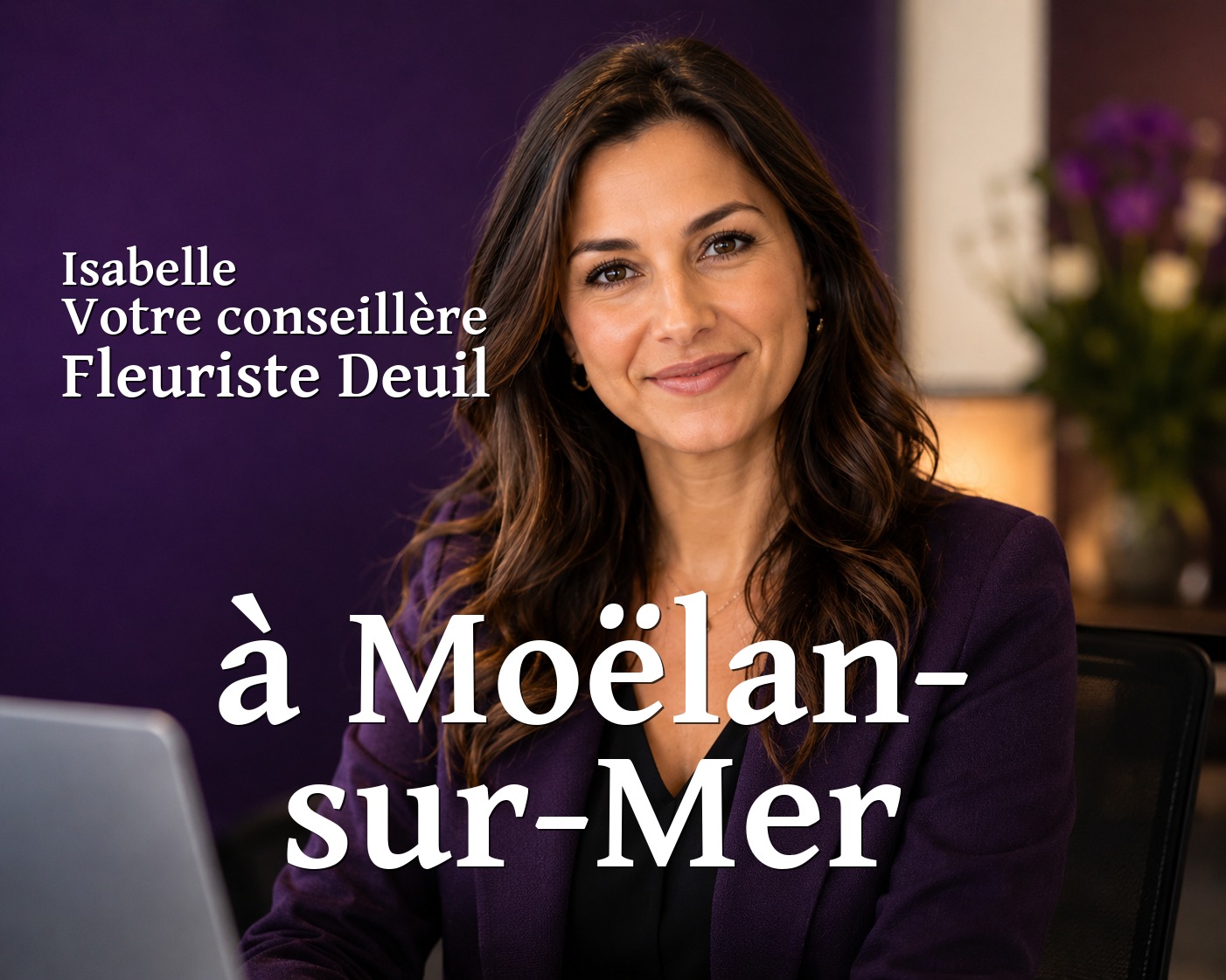Isabelle, votre conseillère Fleuriste Deuil à Moëlan-sur-Mer
