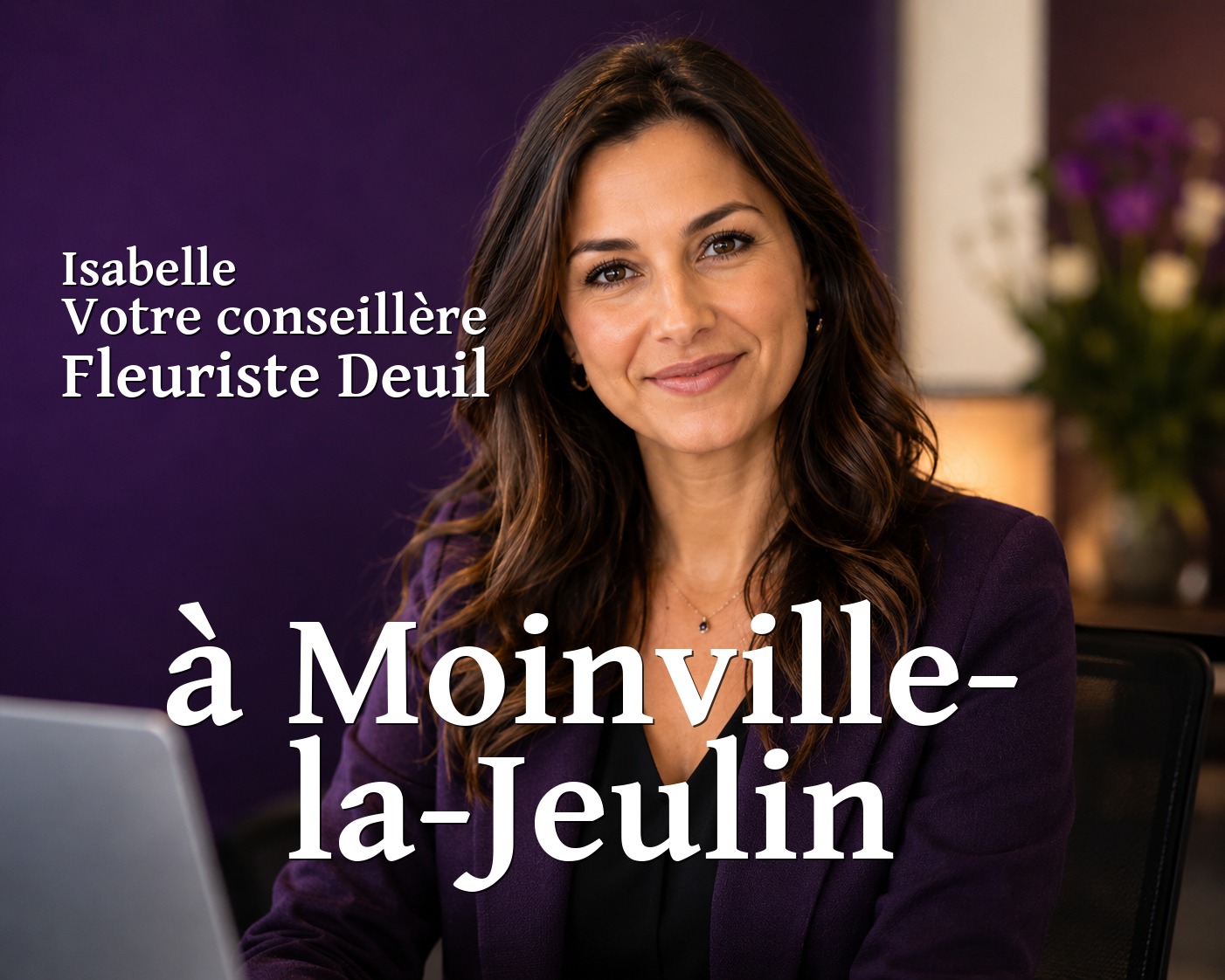 Isabelle, votre conseillère Fleuriste Deuil à Moinville-la-Jeulin
