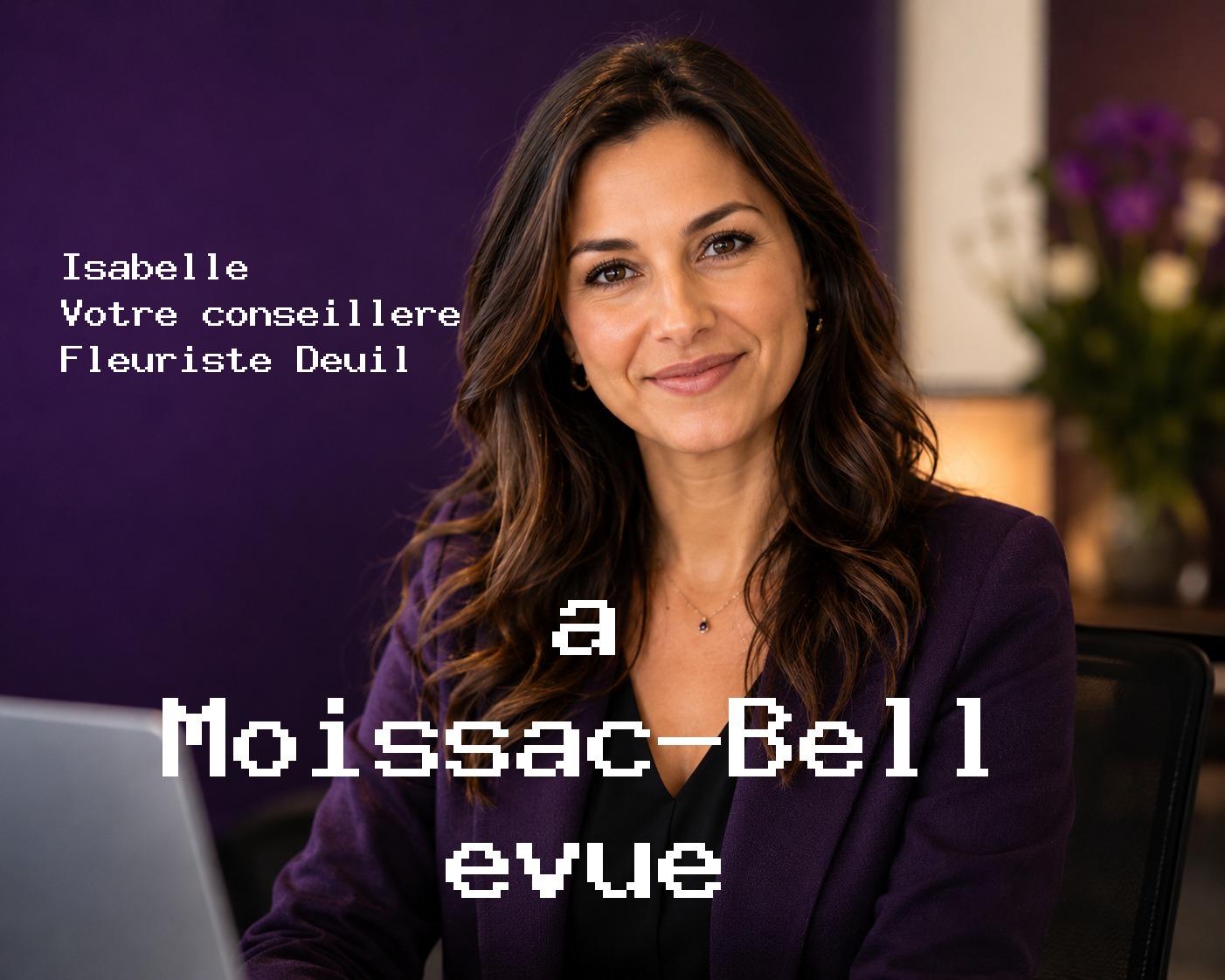 Isabelle, votre conseillère Fleuriste Deuil à Moissac-Bellevue