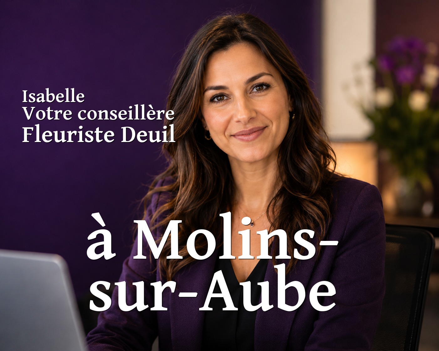 Isabelle, votre conseillère Fleuriste Deuil à Molins-sur-Aube