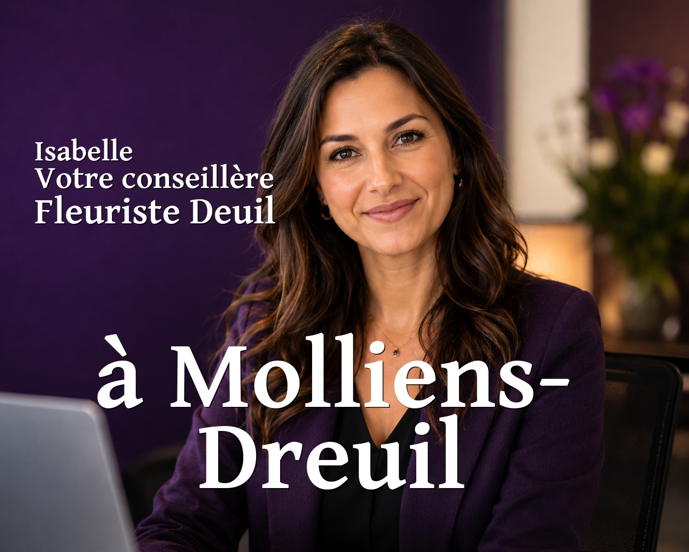 Isabelle, votre conseillère Fleuriste Deuil à Molliens-Dreuil