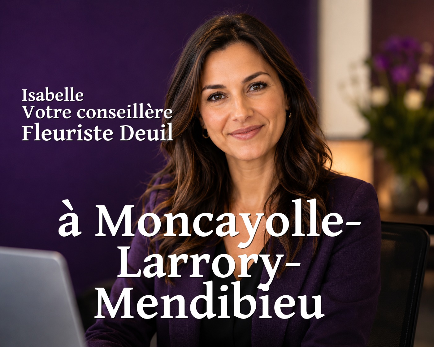 Isabelle, votre conseillère Fleuriste Deuil à Moncayolle-Larrory-Mendibieu