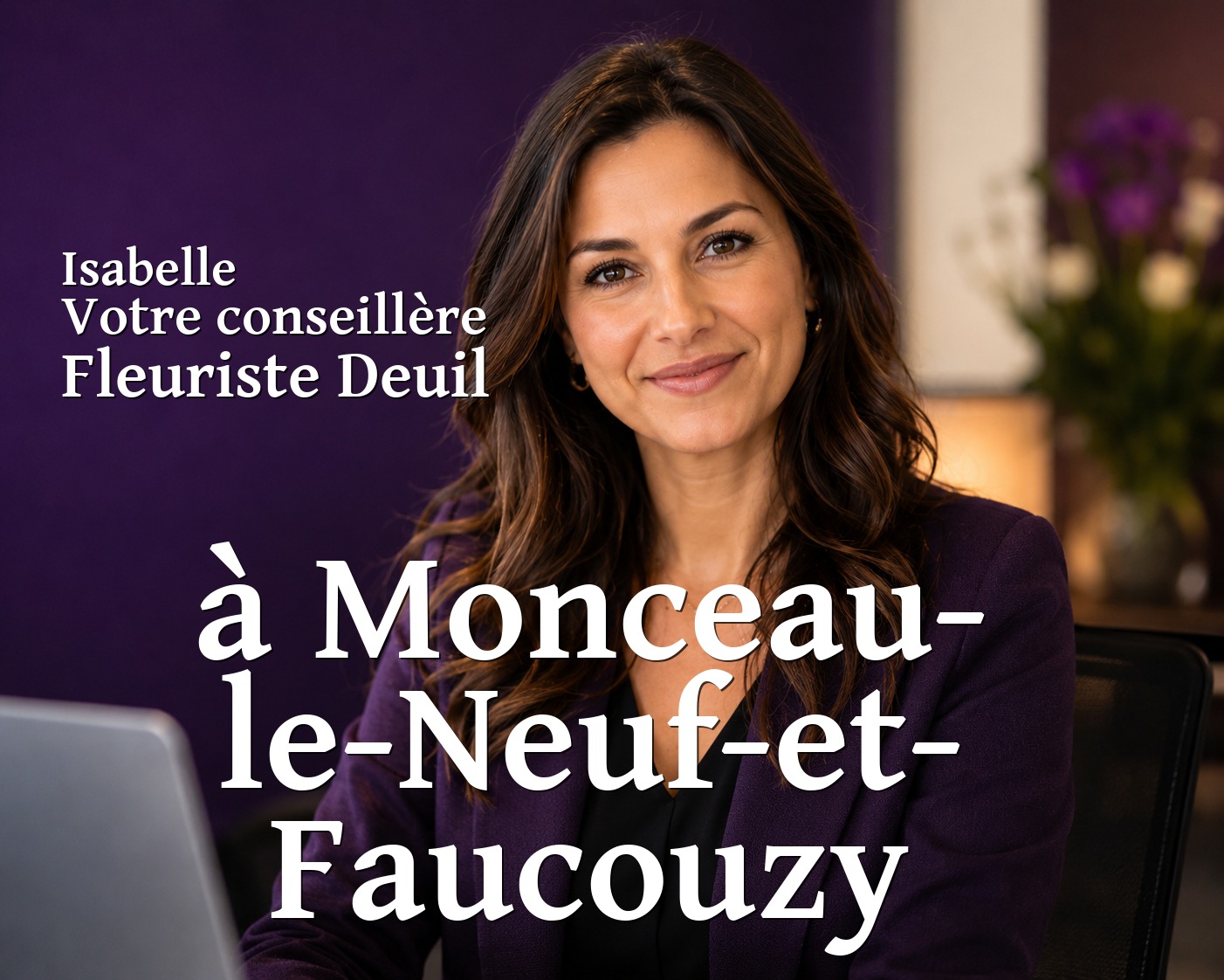Isabelle, votre conseillère Fleuriste Deuil à Monceau-le-Neuf-et-Faucouzy