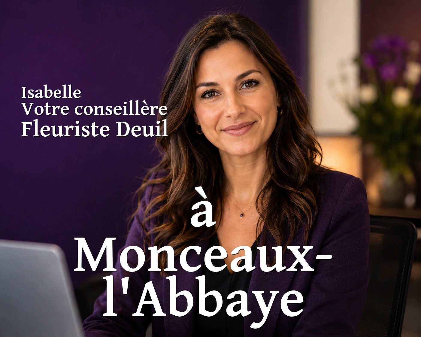 Isabelle, votre conseillère Fleuriste Deuil à Monceaux-l'Abbaye