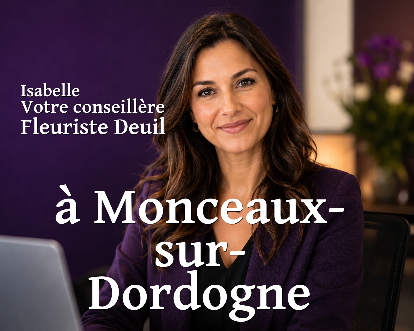 Isabelle, votre conseillère Fleuriste Deuil à Monceaux-sur-Dordogne