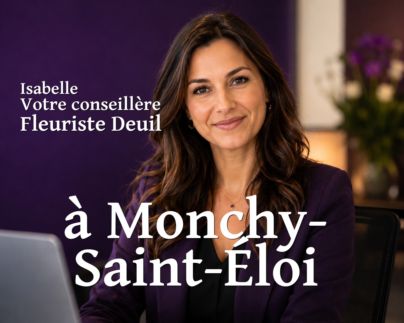 Isabelle, votre conseillère Fleuriste Deuil à Monchy-Saint-Éloi