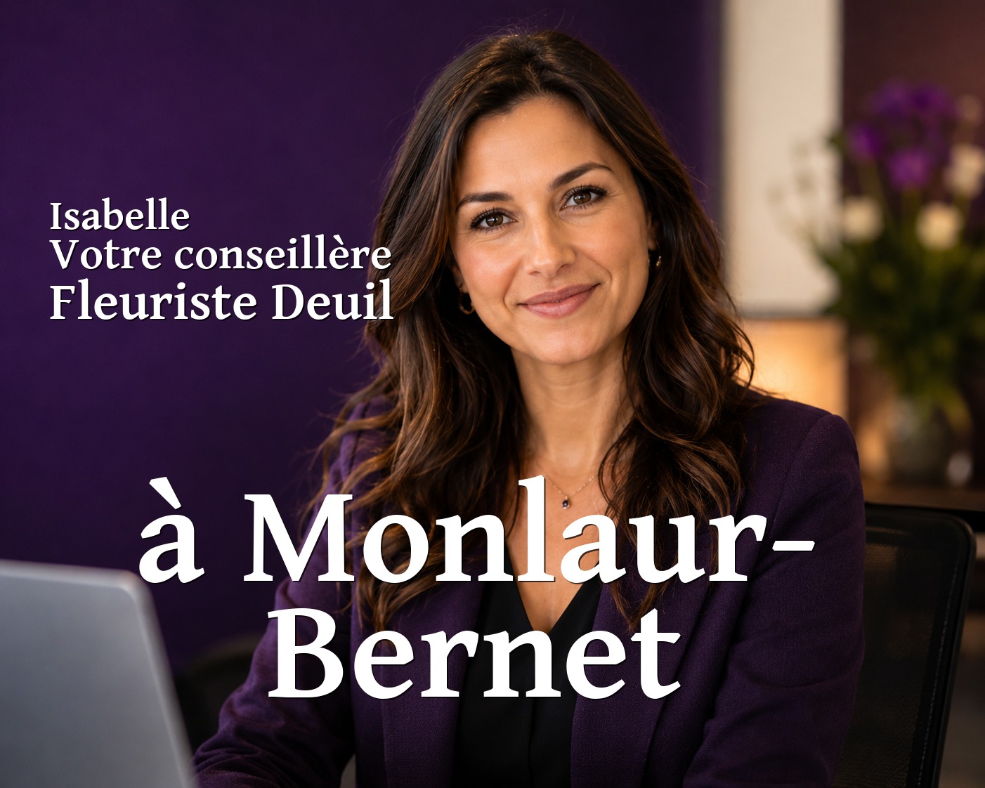 Isabelle, votre conseillère Fleuriste Deuil à Monlaur-Bernet