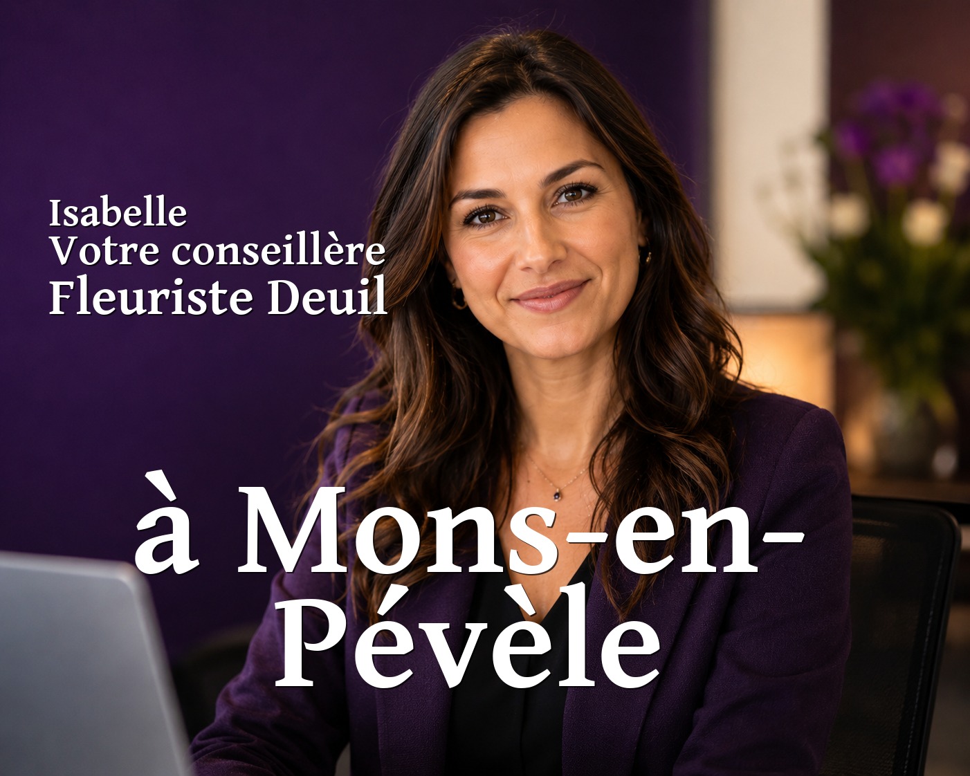 Isabelle, votre conseillère Fleuriste Deuil à Mons-en-Pévèle