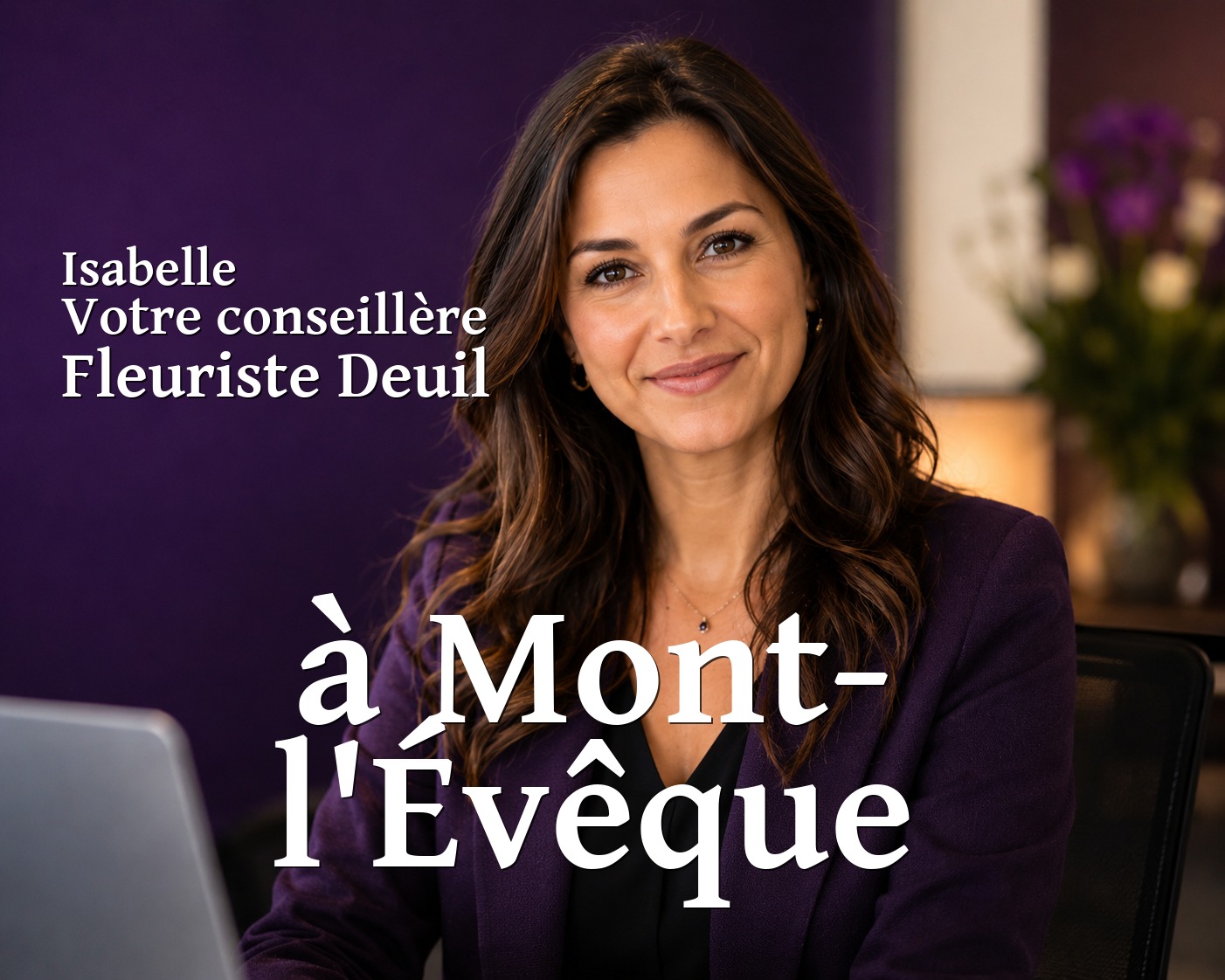 Isabelle, votre conseillère Fleuriste Deuil à Mont-l'Évêque