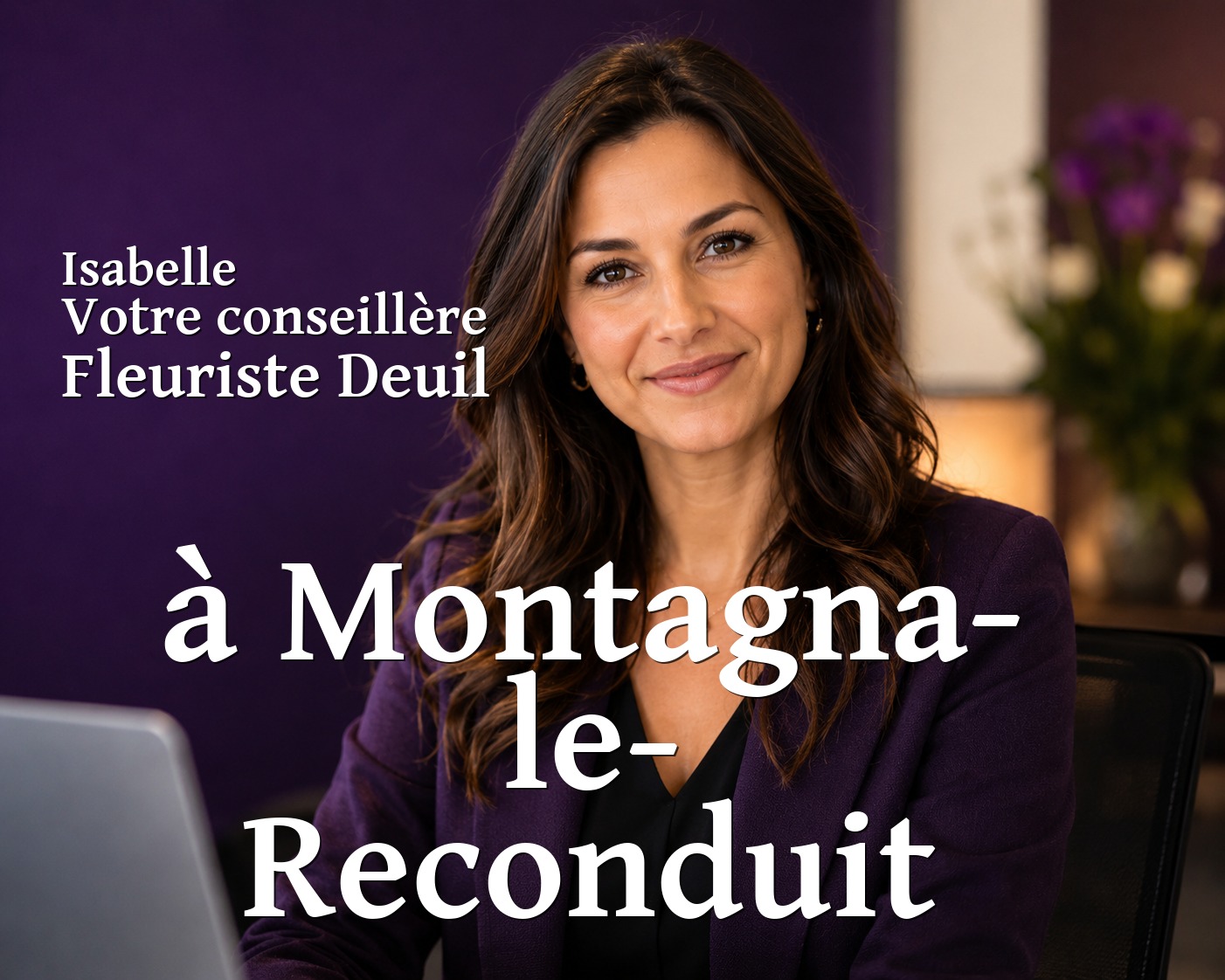 Isabelle, votre conseillère Fleuriste Deuil à Montagna-le-Reconduit
