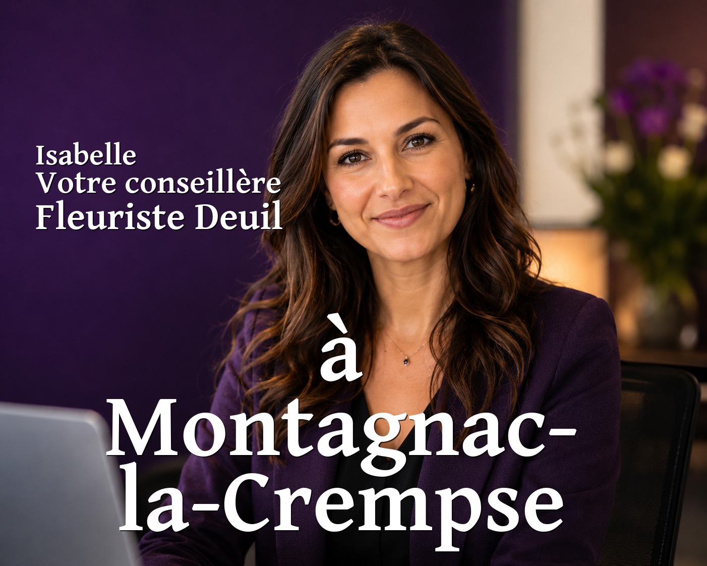 Isabelle, votre conseillère Fleuriste Deuil à Montagnac-la-Crempse