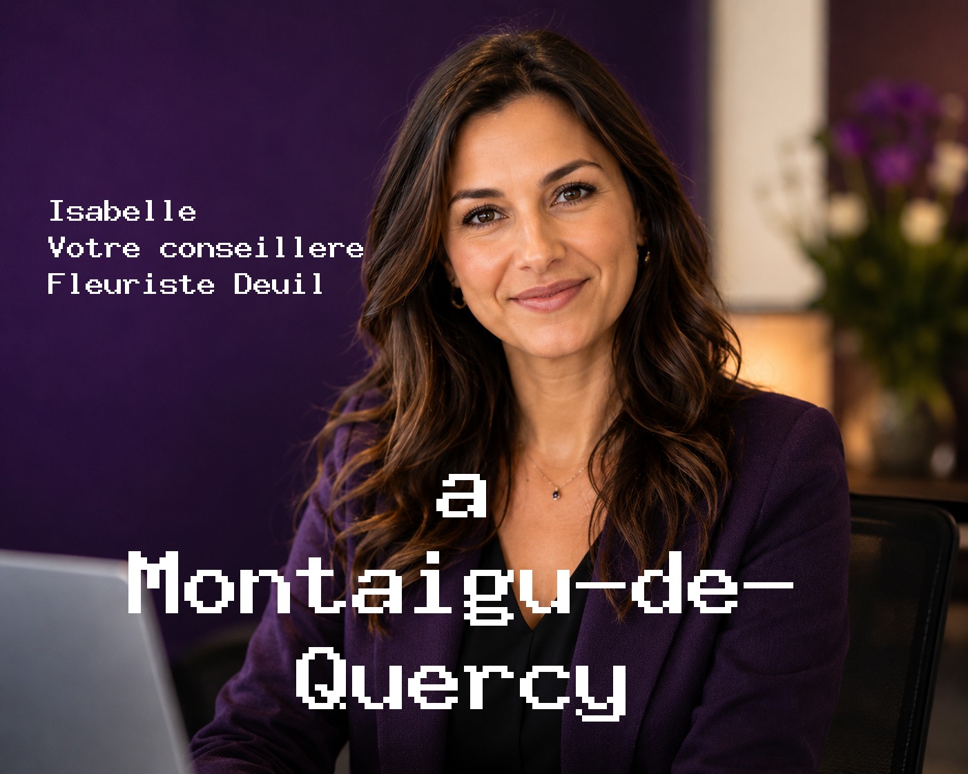 Isabelle, votre conseillère Fleuriste Deuil à Montaigu-de-Quercy