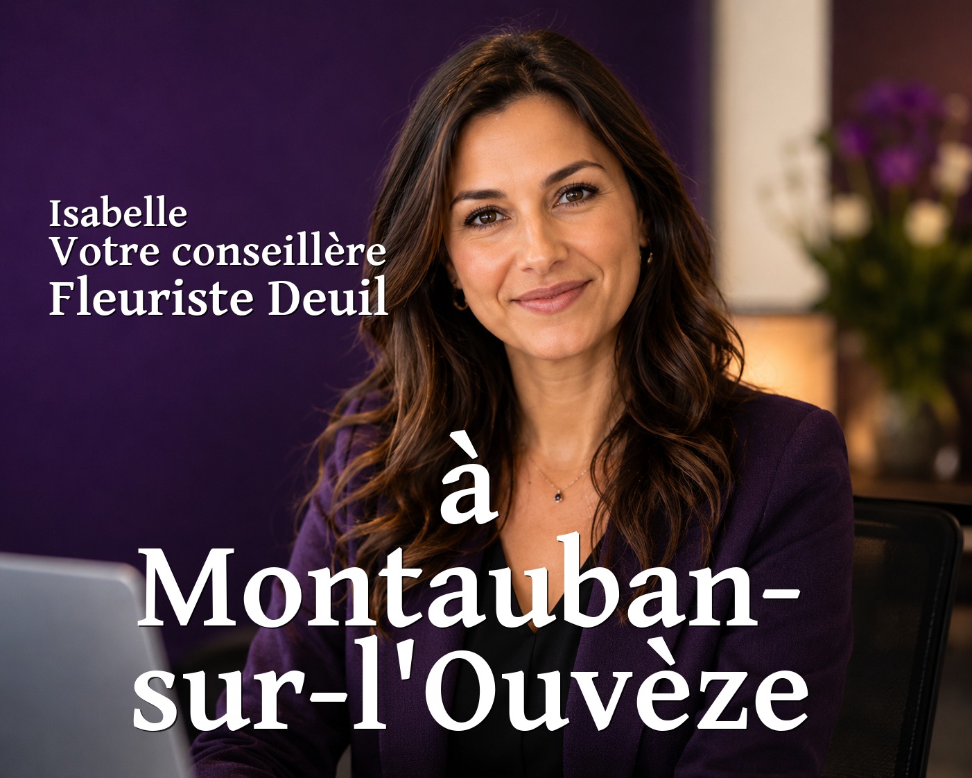 Isabelle, votre conseillère Fleuriste Deuil à Montauban-sur-l'Ouvèze