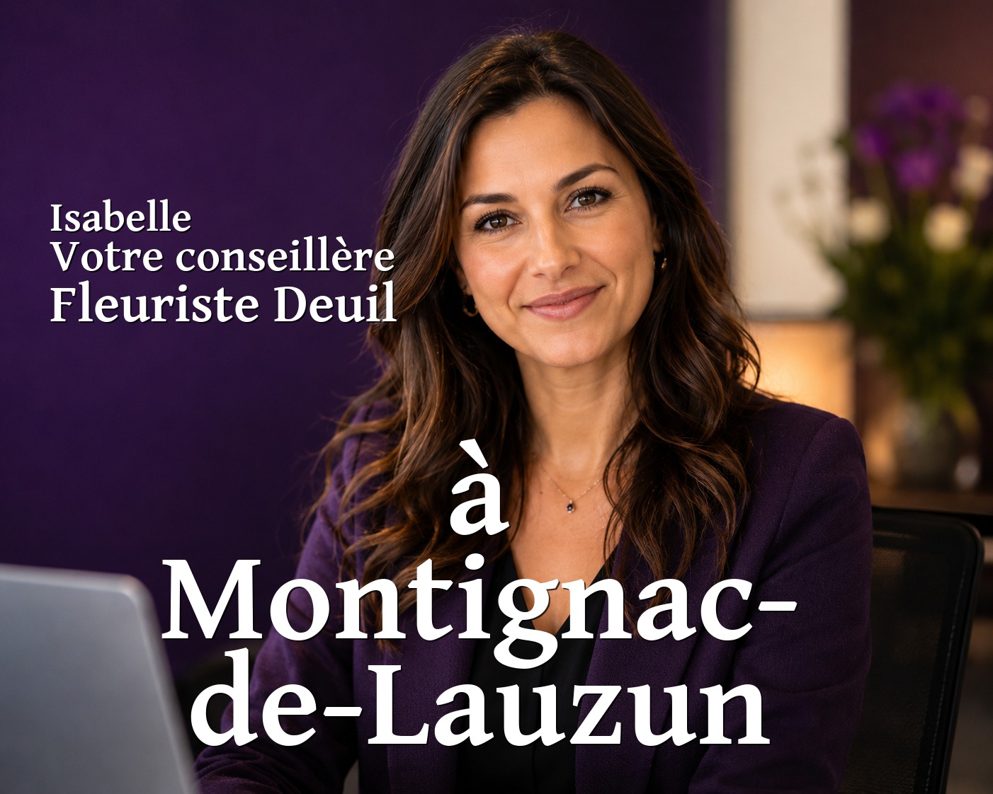 Isabelle, votre conseillère Fleuriste Deuil à Montignac-de-Lauzun