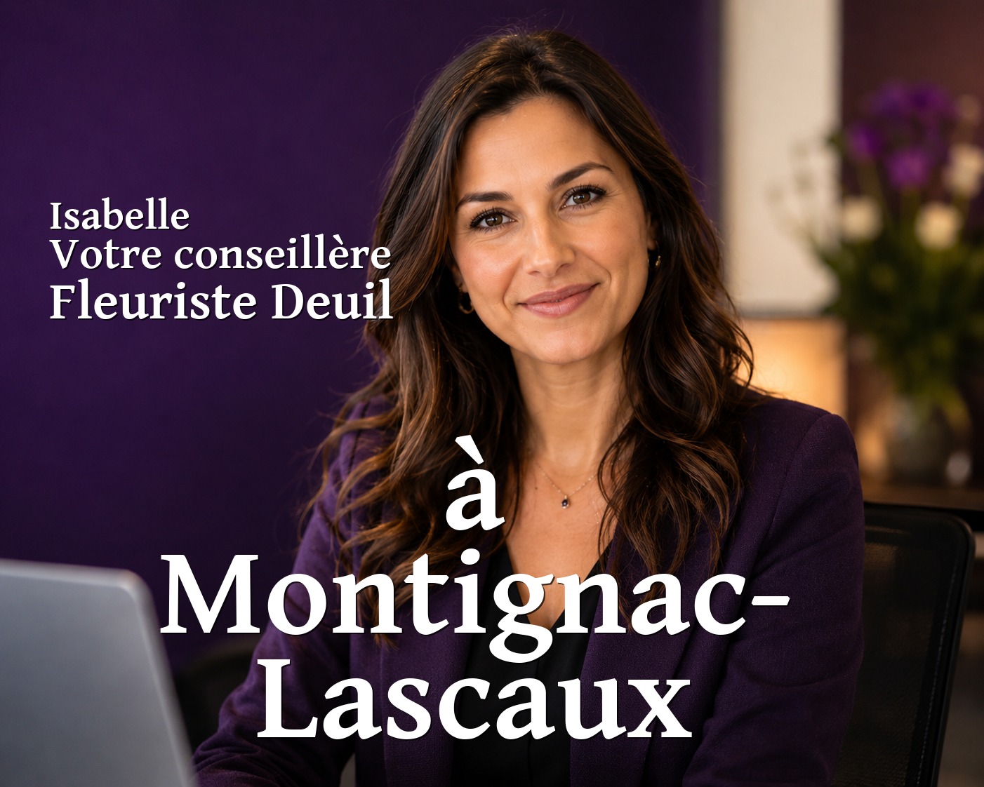 Isabelle, votre conseillère Fleuriste Deuil à Montignac-Lascaux