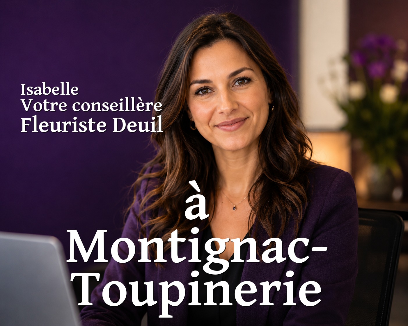 Isabelle, votre conseillère Fleuriste Deuil à Montignac-Toupinerie