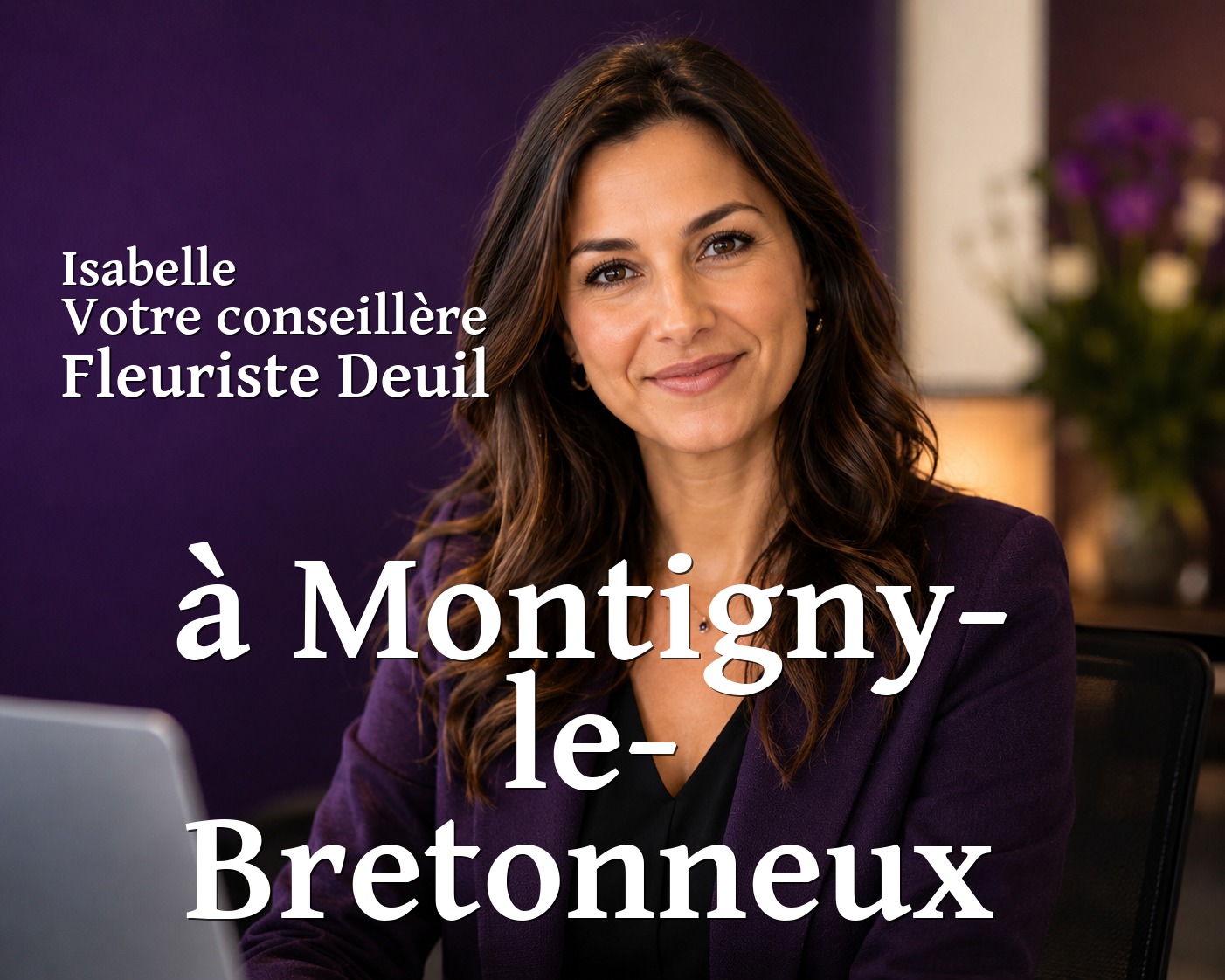 Isabelle, votre conseillère Fleuriste Deuil à Montigny-le-Bretonneux