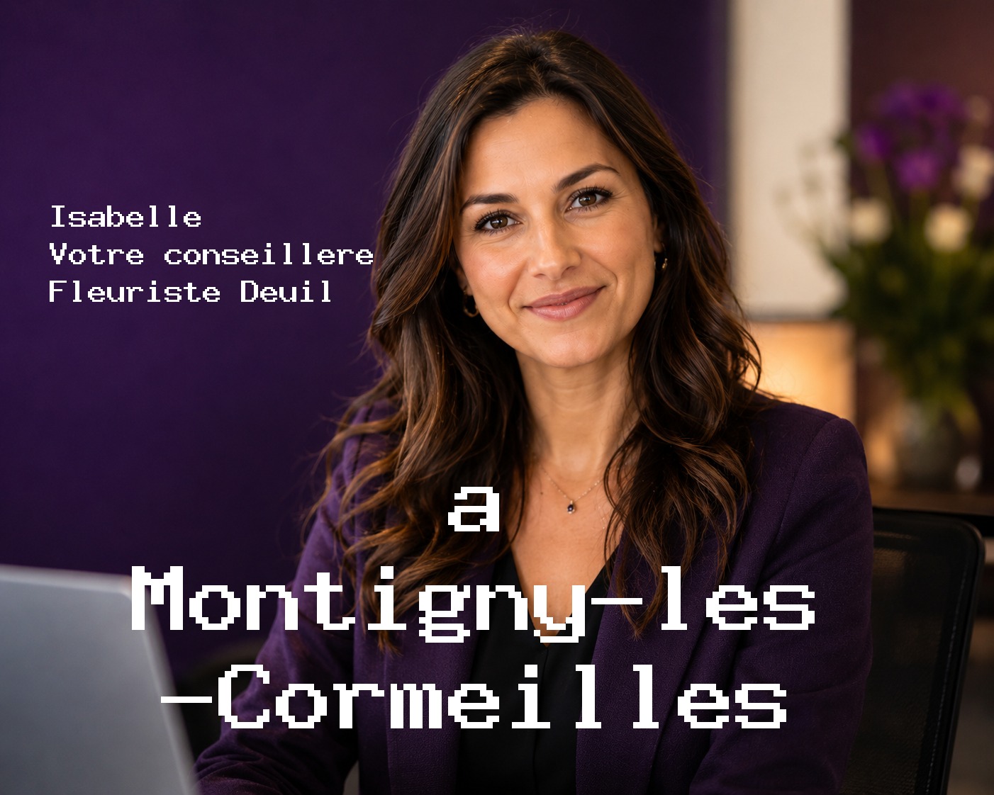 Isabelle, votre conseillère Fleuriste Deuil à Montigny-lès-Cormeilles
