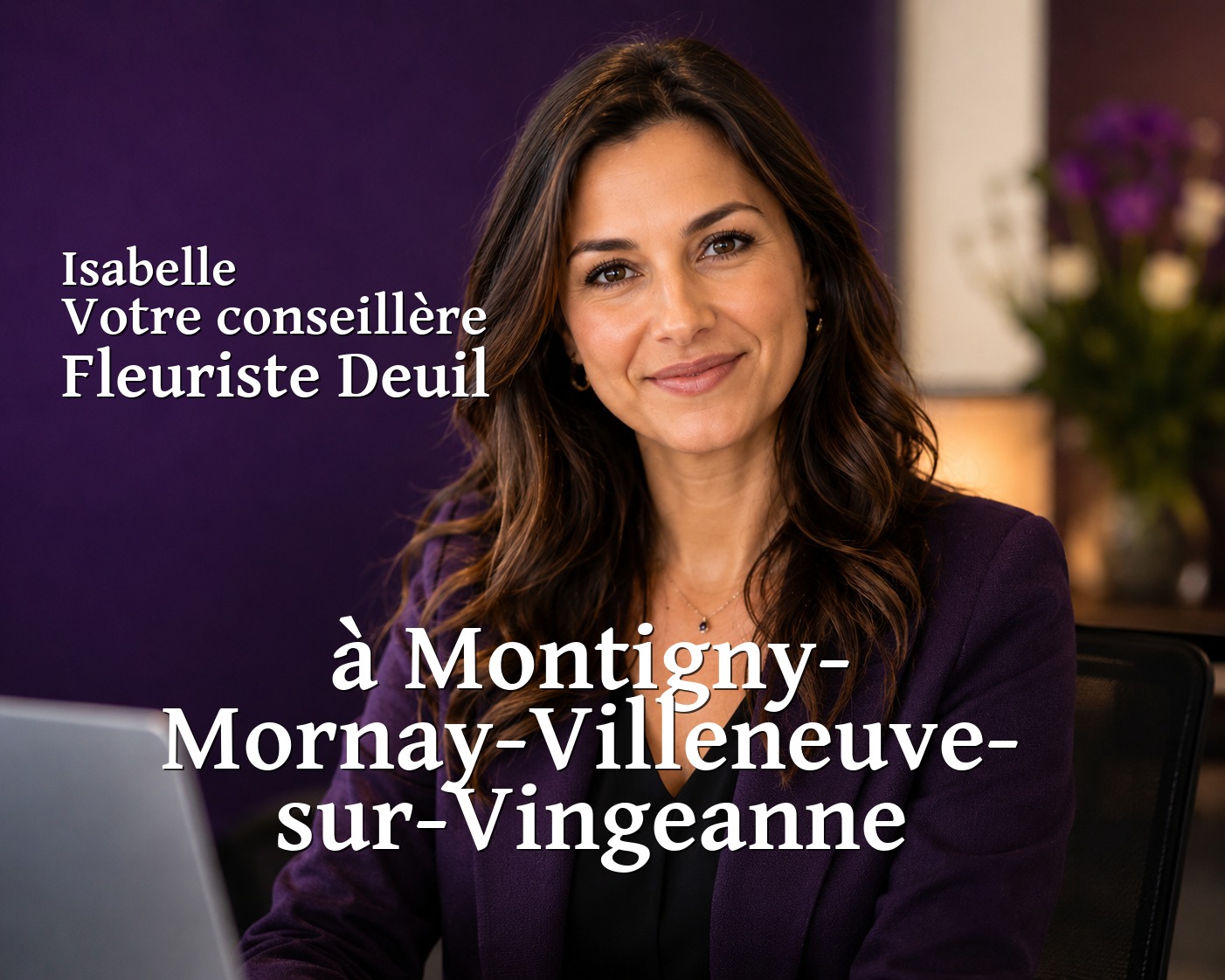 Isabelle, votre conseillère Fleuriste Deuil à Montigny-Mornay-Villeneuve-sur-Vingeanne