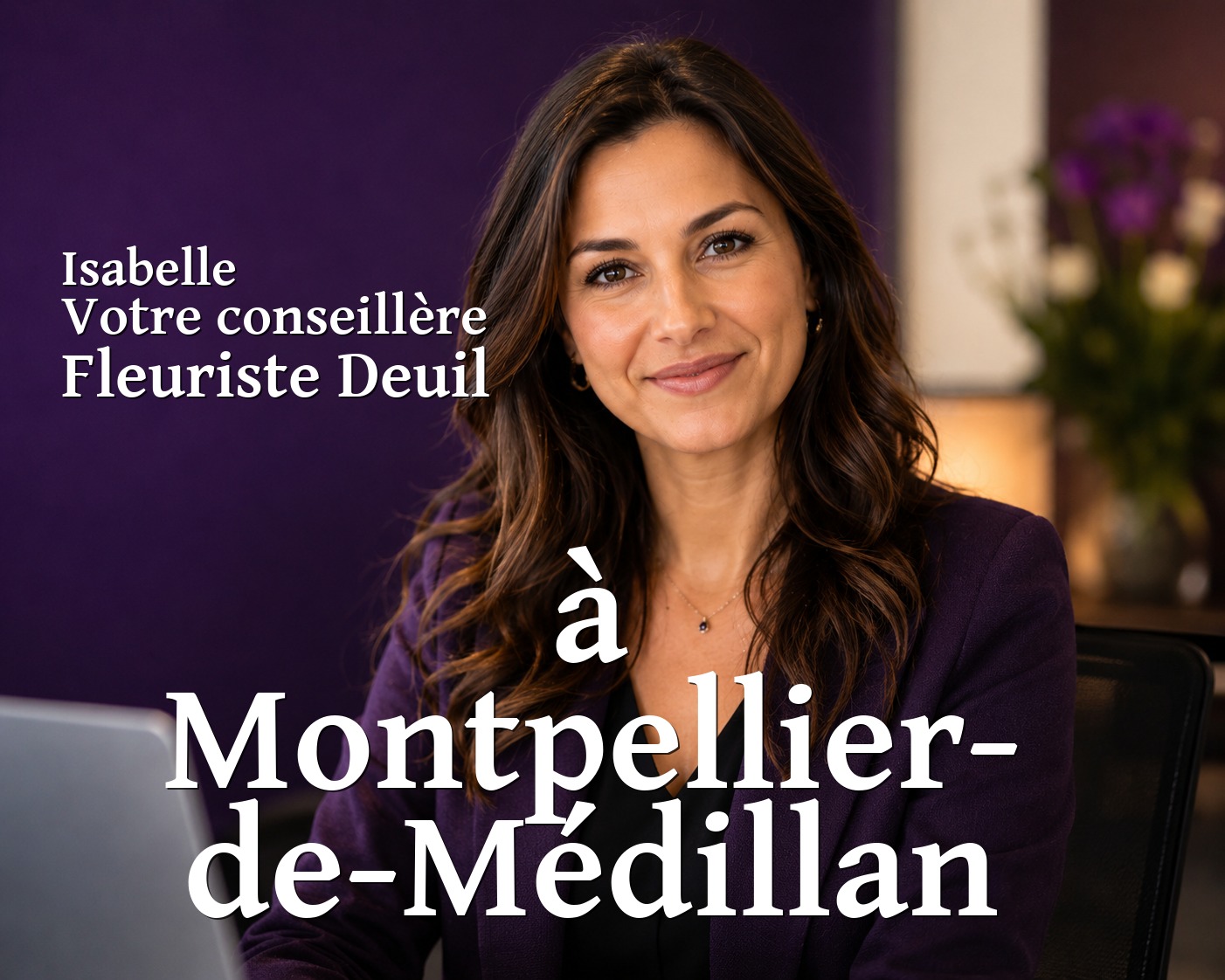 Isabelle, votre conseillère Fleuriste Deuil à Montpellier-de-Médillan