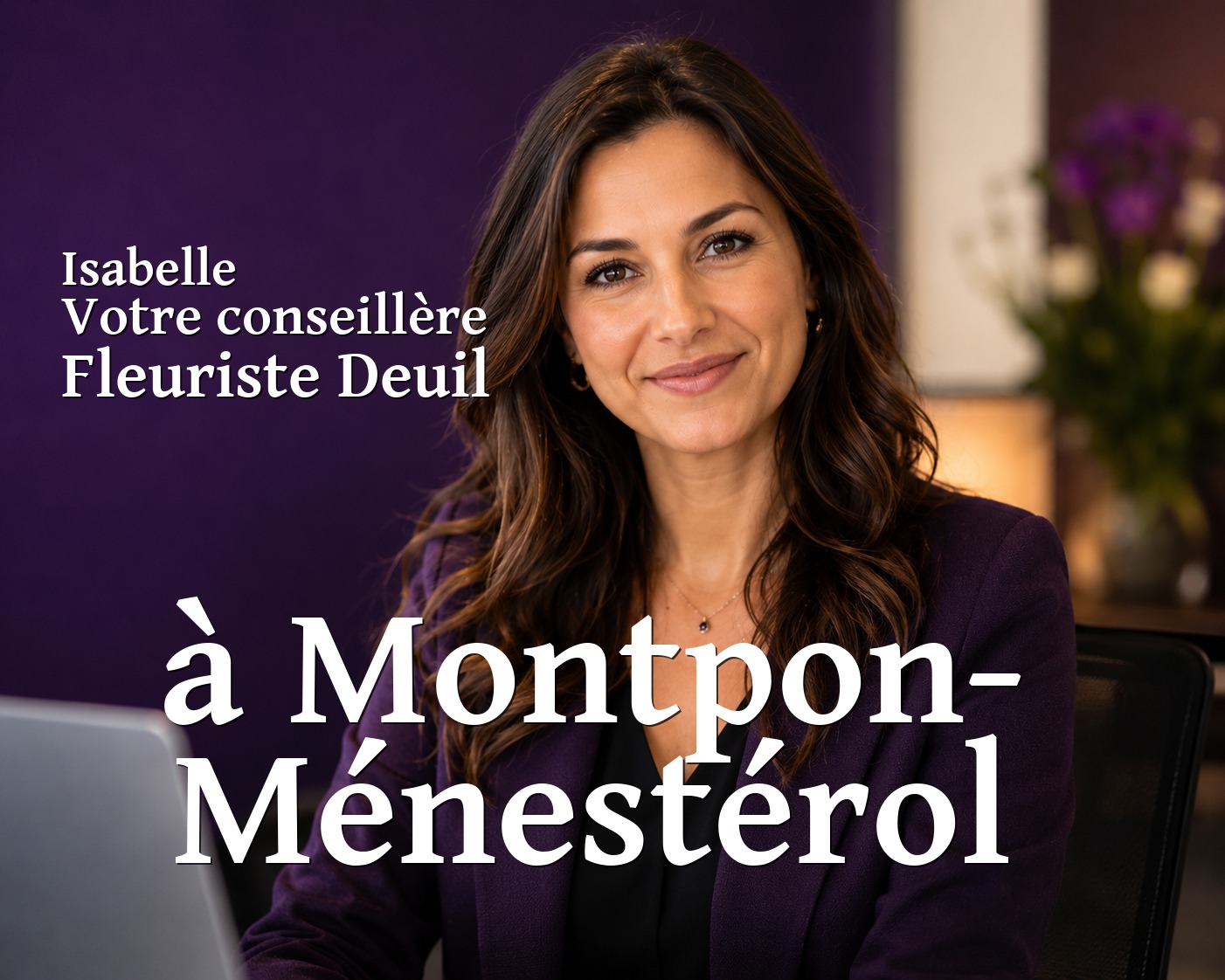 Isabelle, votre conseillère Fleuriste Deuil à Montpon-Ménestérol