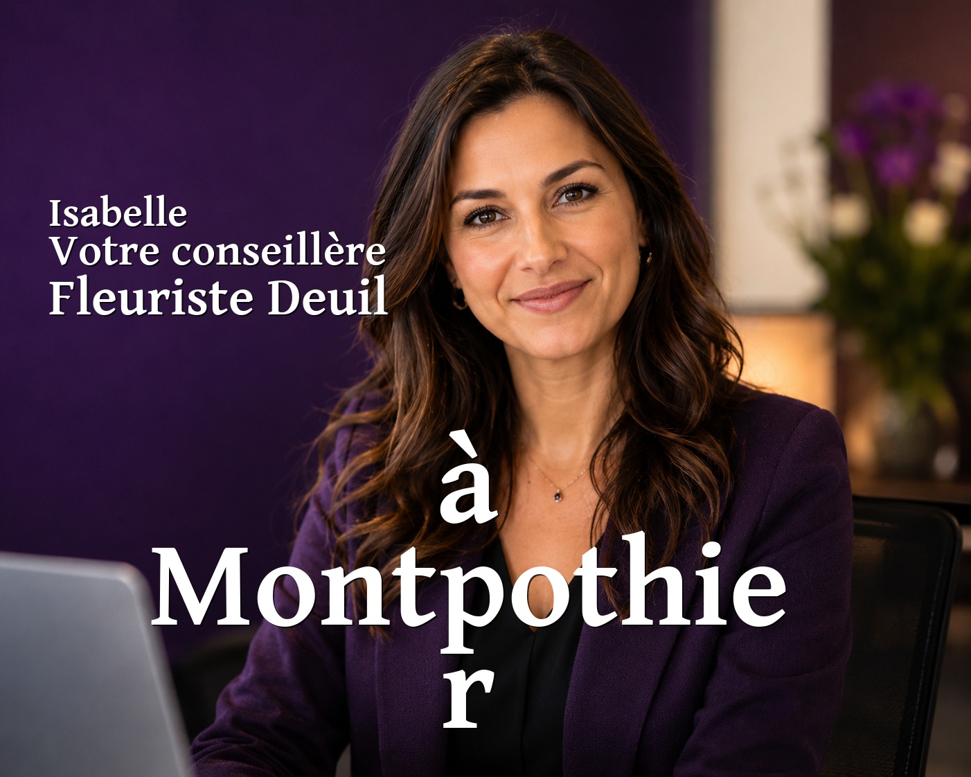 Isabelle, votre conseillère Fleuriste Deuil à Montpothier