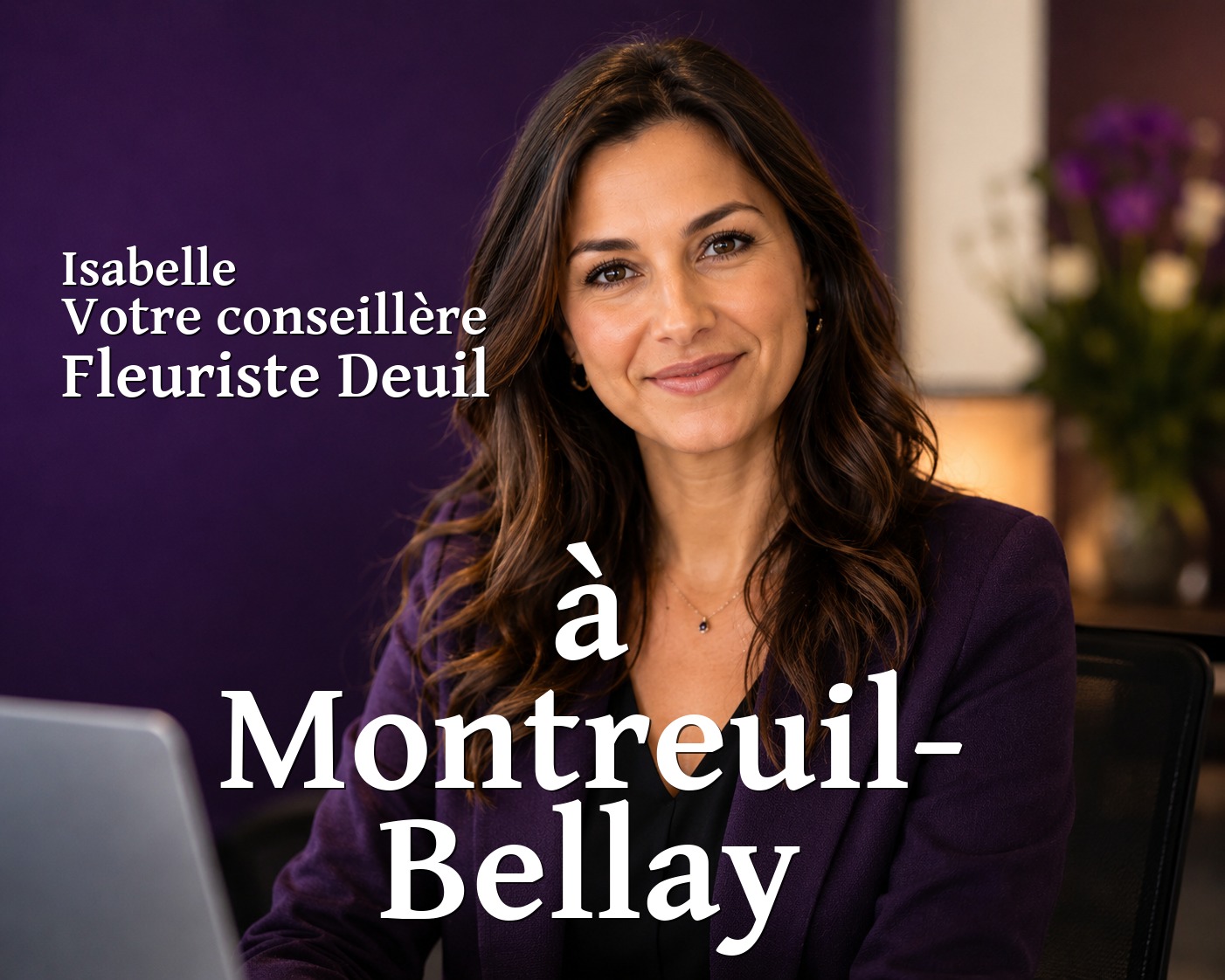Isabelle, votre conseillère Fleuriste Deuil à Montreuil-Bellay
