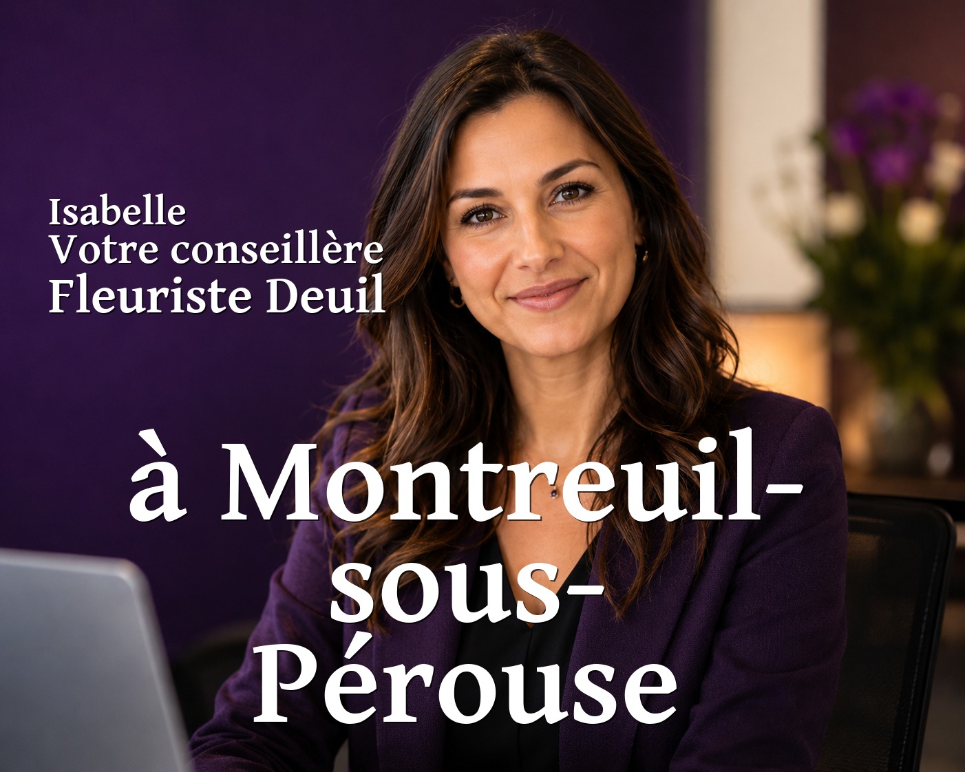 Isabelle, votre conseillère Fleuriste Deuil à Montreuil-sous-Pérouse