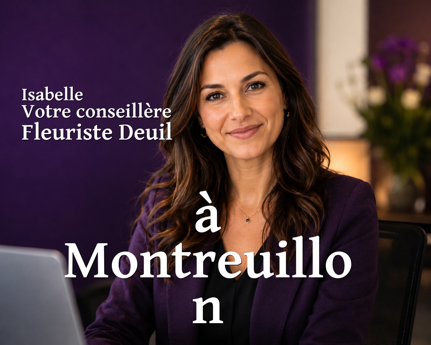 Isabelle, votre conseillère Fleuriste Deuil à Montreuillon