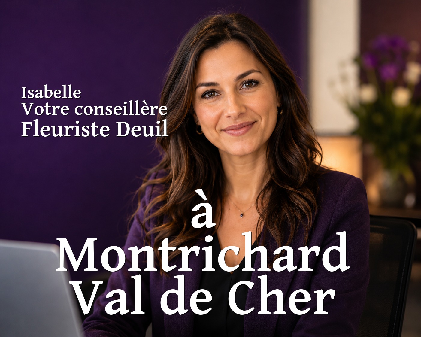 Isabelle, votre conseillère Fleuriste Deuil à Montrichard Val de Cher